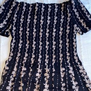 Japana Off the Shoulder Patterened Top